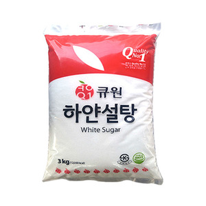 큐원 하얀설탕 3kg