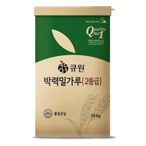 큐원 박력밀가루 2등급 20kg